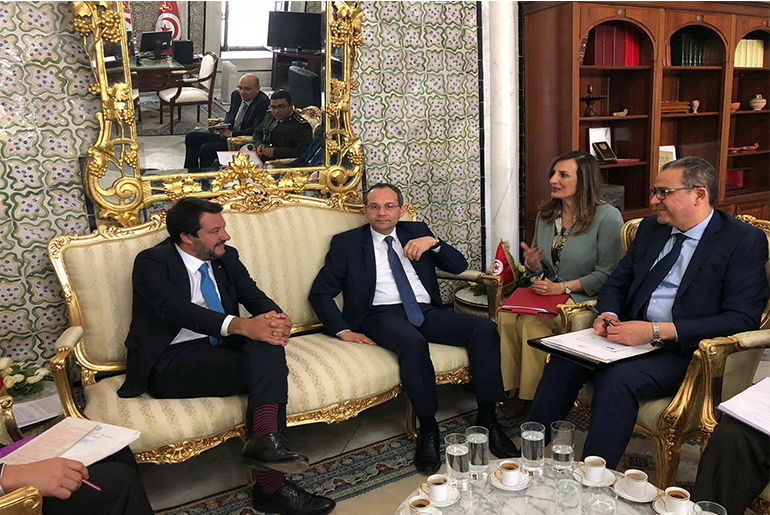 ماتيو سالفيني من تونس : من أولويات زيارتي استرجاع البنت “لطيفة ” التي فر بها والدها من إيطاليا.