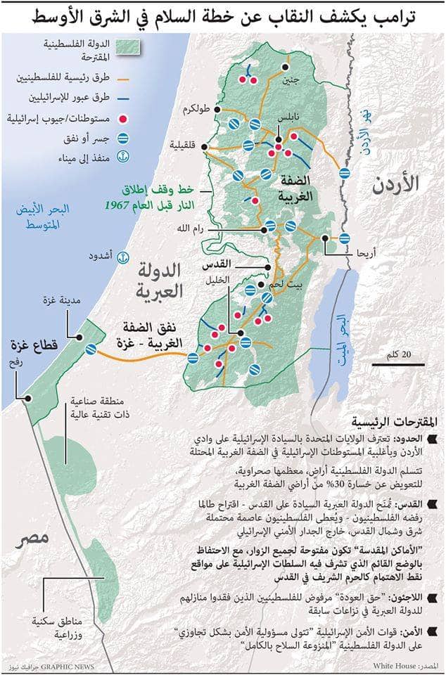 محرك البحث قوقل يزوّر مساحة فلسطين بعد الاعلان عن صفقة القرن